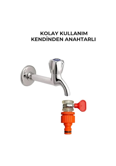 Musluk Adaptörü Kendinden Anahtarlı Kelepçeli - Hortum Jak Bağlantı Aparatı Diğer