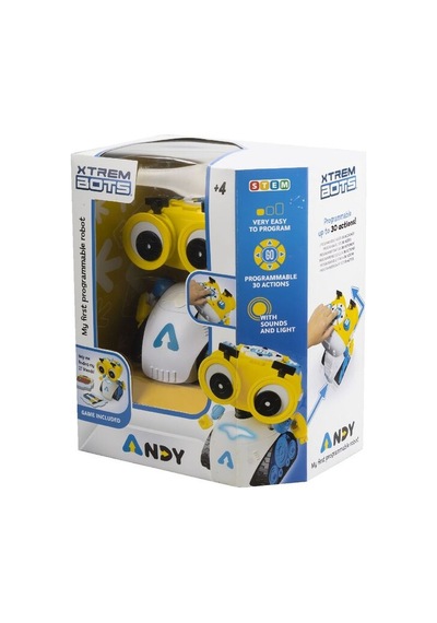 Xtrem Bots Yürüyebilen Kumandalı Fonksiyonlu Robot Andy