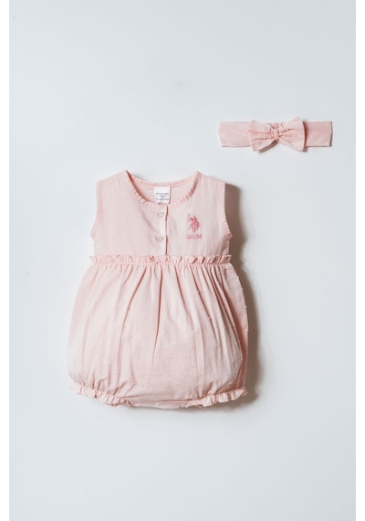U.s. Polo Assn. Kız Bebek Pembe Tulum 5274-50163 Pembe