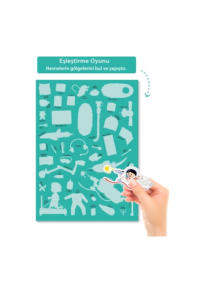 Tükenmeyen Jöle Sticker Kitabı Uzay İstasyonu