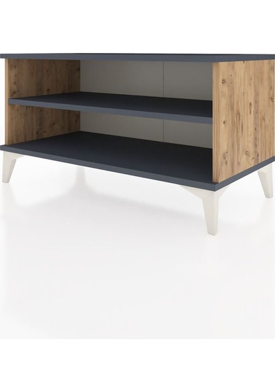 Hyperion Şifonyer Tek Raflı 88x44x48 Çam-antrasit Çam