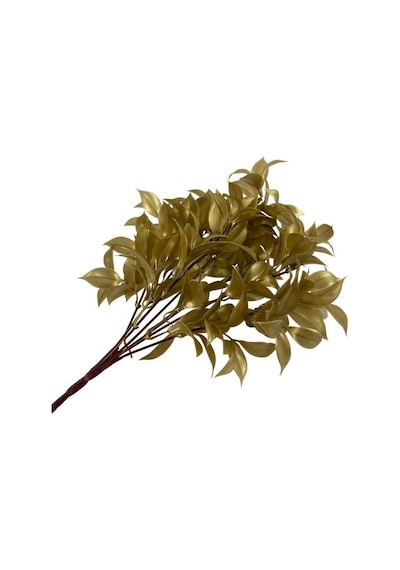 Yapay Çiçek Altın Gold Limon Yaprağı Demet Şimşir Demeti Garnitür