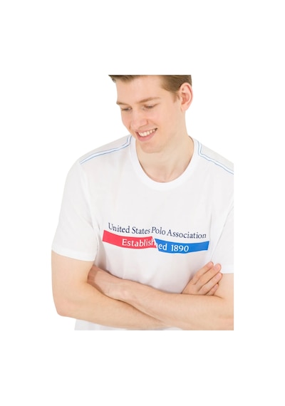 U.S. Polo Assn. Erkek T-shirt 1573174 Beyaz