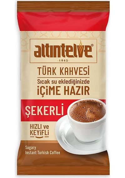 Hazır Türk Kahvesi Pratik Ofis Deneme Seti Sade-orta-şekerli 3x10'lu Paket Aç-iç-at Türk Kahvesi