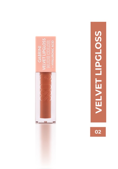 Gabrini Velvet Lipgloss Nude Color 02