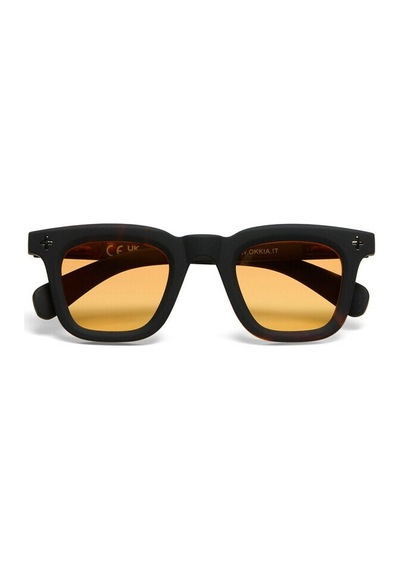 Okkia Firenze Unisex Güneş Gözlüğüsiyah Havana / Lens : Sarı Kahverengi