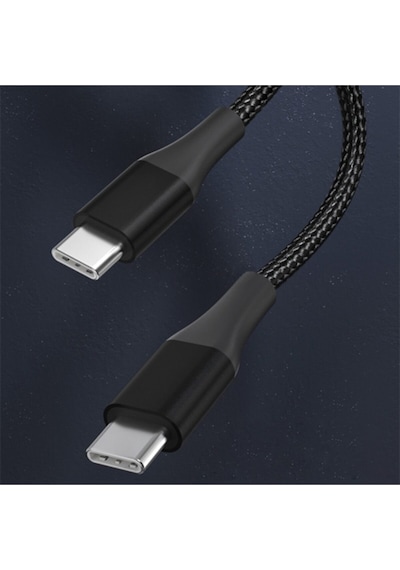 ALLY PD 100W 5A Hızlı Şarj Usb Type-C Kablo 1Metre Kevlar Kablo