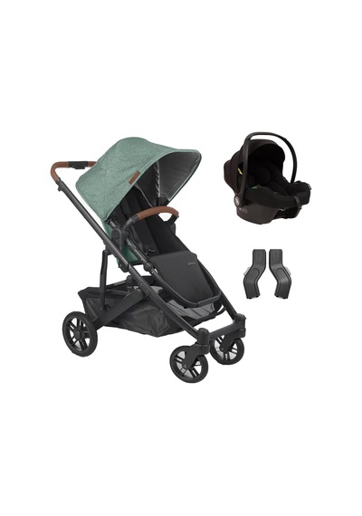 Uppababy Cruz V2 Cosmo Travel Sistem Bebek Arabası Gwen - Black