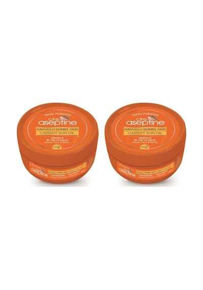 Cire Aseptine Havuçlu Güneş Yağı SPF 2 2 x 100 ML