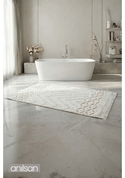 Karya Hardal Büyük Ayak Havlusu - 70x130cm , 800gr %100 Pamuk, Spa Ve Otel Banyo Paspası Sarı