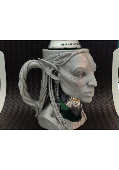 Dark Elf Elder Temalı İçecek Kutusu Tutucu Ve Dekoratif Kupa - 500ml