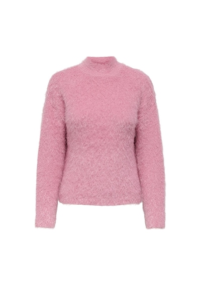 Only Onllulu Ls Rıb Hıghneck Cc Knt Pembe
