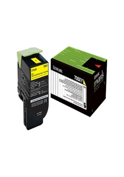 Lexmark Cs510 - 70C8Xy0 Yüksek Kapasite Sarı Toner