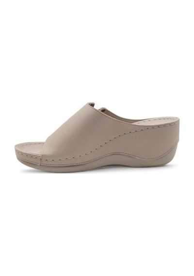 Muya Perla 31148-045 Anatomik Taban Kadın Terlik Krem 36-40 Krem