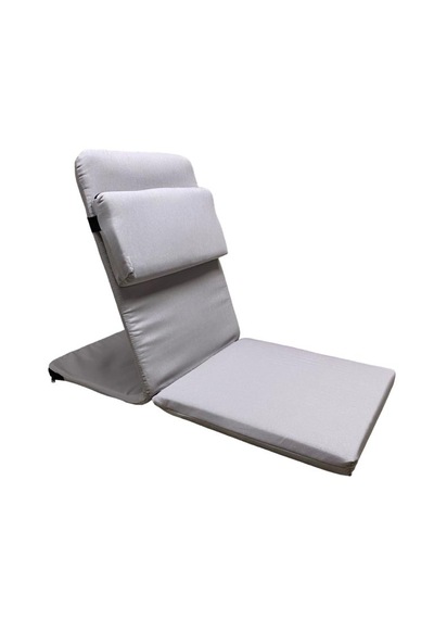 Ekstra Destek Yastıklı Yoga, Nefes, Meditasyon Sandalyesi Backjack Xl Su Ve Leke İticili Duck Kumaş Gri