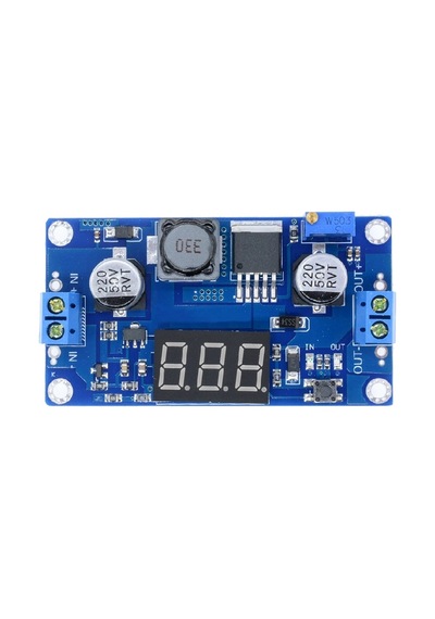 Xl6009 4a Dc-dc Led Voltmetreli Ayarlanabilir Güç Yükseltici Modülü - Lm2577