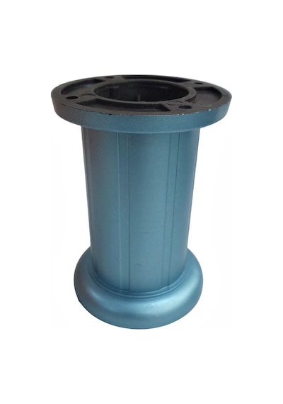 Safir Plastik Ayak Mobilya Koltuk Ayağı Mavi 10 cm
