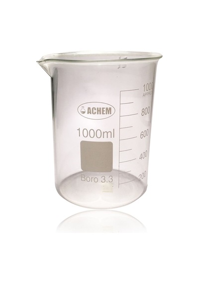 Achem 1000Ml Cam Beher Kısa Form