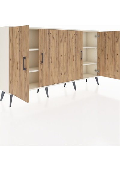 Arges Konsol 4 Raflı 4 Kapaklı 176x30x99 Aytaşı-çam/aytaşı Atlas Çam/aytası - Aytası Arges Konsol 4 Raflı 4 Kapaklı 176x30x99 Aytaşı-çam/aytaşı Atlas Çam/aytası - Aytası