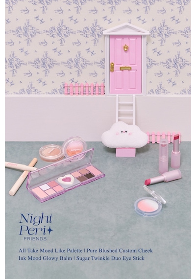 Peripera All Take Mood Like Palette 04 Cool Blush Night Peri