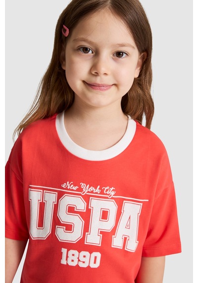 U.S. Polo Assn. U.s. Polo Assn. Kız Çocuk Kırmızı Pijama Takım 50326615-vr030