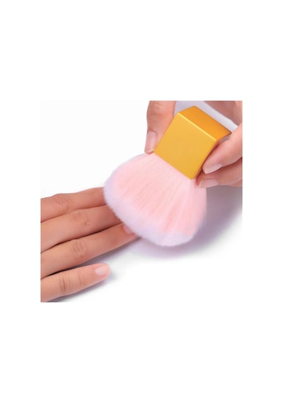 Toz Fırçası Pembe Yumuşak Lüks Seri