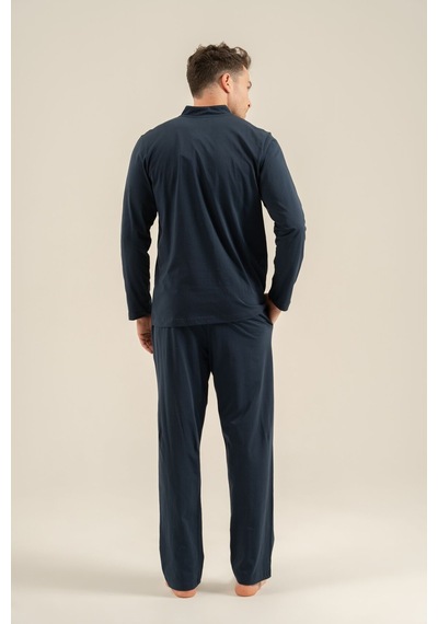 Arnetta Erkek Lacivert Gömlek Pijama Takımı Ar3857-s-v1 Ar3857-s-v1