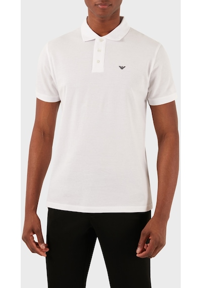 Emporio Armani Erkek Polo Yaka T Shirt 8n1fq2 1jtkz 0100 Beyaz