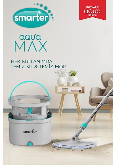 Smarter Aqua Max Temizlik Seti + Yedek Mop