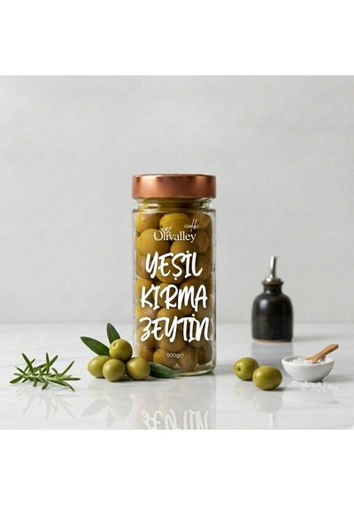 Yeşil Kırma Zeytin 500 G