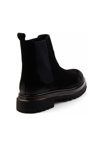 Bambi Siyah Leather Erkek Bot & Bootie E02304930102 Siyah