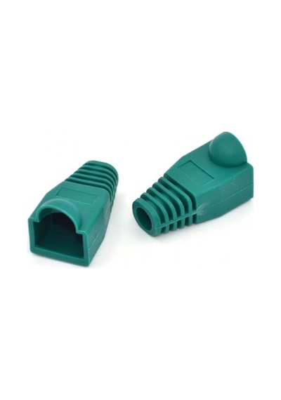 Rj45 Cover Plastik Koruyucu Kılıf Yeşil 100 Ad.