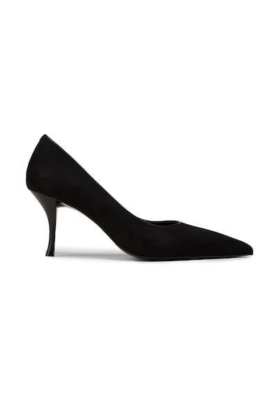 Deery Kadın Siyah Süet Sivri Burun Stiletto - V4045zsyhm01 siyah