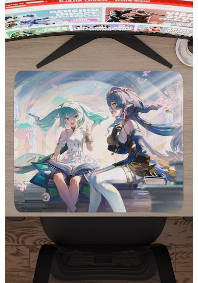 Faruzan Genshin Impact Anime Gacha V5 - 48x40 Xl Gaming Mouse Pad Fare Altlığı