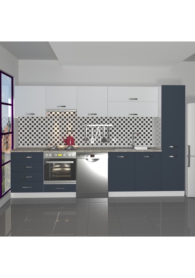Decoraktiv Elite 325yq Ankastre Fırın Modüllü Mdf Hazır Mutfak Dolabı - Tezgah Dahil - Antrasit - Buz Gri Diğer Decoraktiv Elite 325yq Ankastre Fırın Modüllü Mdf Hazır Mutfak Dolabı - Tezgah Dahil - Antrasit - Buz Gri Diğer