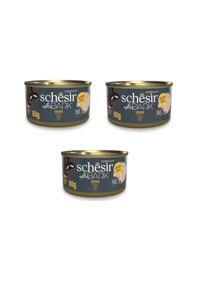 Schesir After Dark Pate Tavuklu Kedi Konserve 80 Gr. X 3 Adet