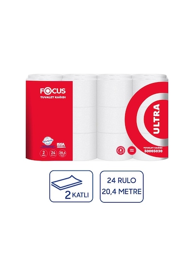Focus Ultra Tuvalet Kağıdı 24x3 72 Li Paket
