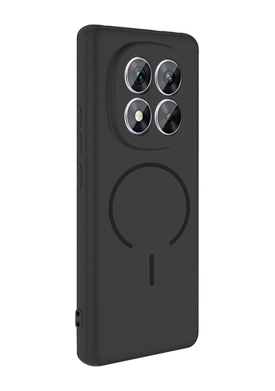 Xiaomi Redmi Note 14 Pro 5g Kılıf Magsafe Destekli Kamera Korumalı Yumuşak Silikon Pazarplus Mürdüm