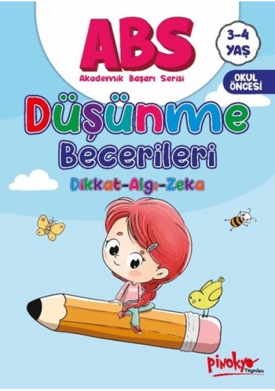 Abs 3-4 Yaş Düşünme Becerileri Dikkat-algı-zeka - Yqbx-629857