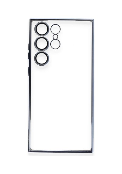 Samsung Galaxy S23 Ultra Kılıf Razer Lensli Silikon - Açık Mavi 0.2M-Çok Renkli