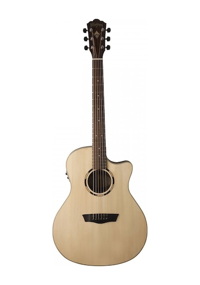Washburn Wlo20sce Woodline 20 Elektro Akustik Masif Sedir Kapak Sıcak Karakter