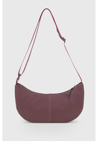 Housebags Bordo Suya Dayanıklı Yarım Ay Çapraz Askılı Çanta Bordo