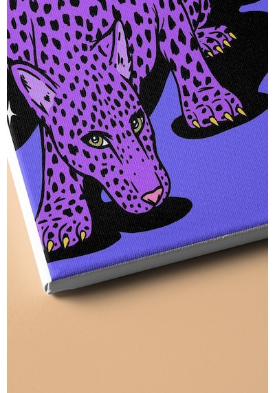 Webstyle Sayılarla Boyama Seti Kasnaklı Leoparın Uzay Yolculuğu 40 X 50 Cm