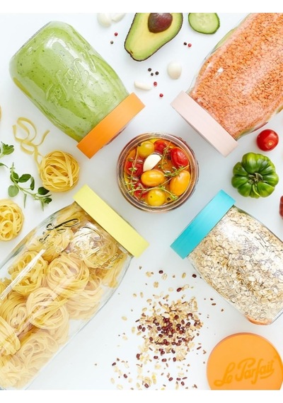Le Parfait Color Vis Yeşil Kapaklı Cam Kavanoz 3l Diğer