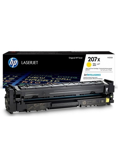 Hp 207x Yellow Sarı 2.450 Sayfa Toner W2212x 49292539