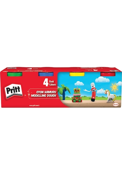 Pritt Oyun Hamuru 4 Renk 100 Gr