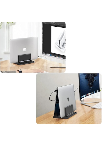 Telefon Tutuculu Laptop Notebok Apple Uyumlu MacBook Dikey Stand-al4495