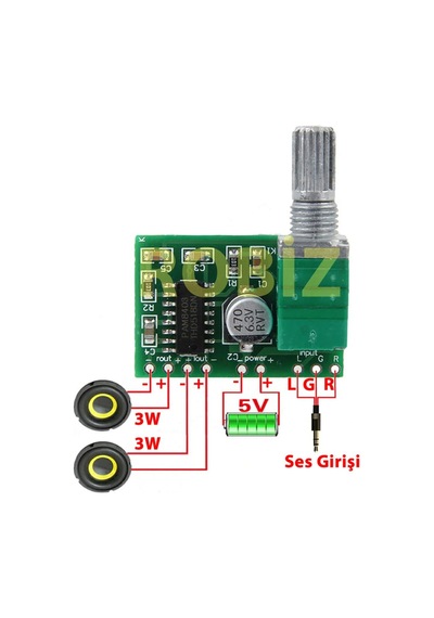 Potlu Pam8403 Modül