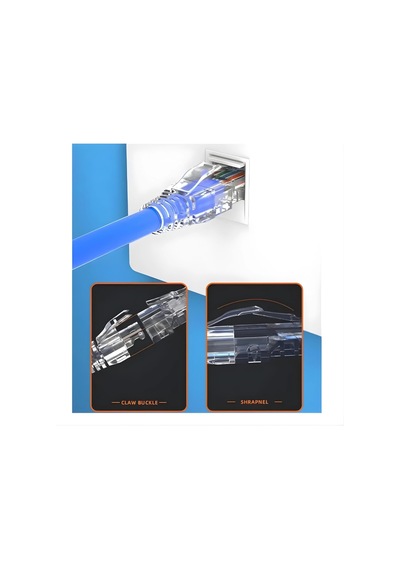 Mn6 Mn109kb Rj45 Koruma Boot 40 Adet Cat5e Cat6 Cat6a Uyumlu Şeffaf Kablo Ucu Koruyucu