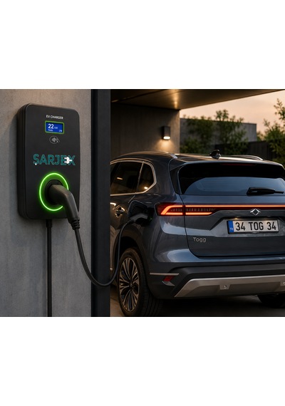 Şarjex 22 Kw Şarj İstasyonu 5m Kablolu, 32A, 22kW, Type 2